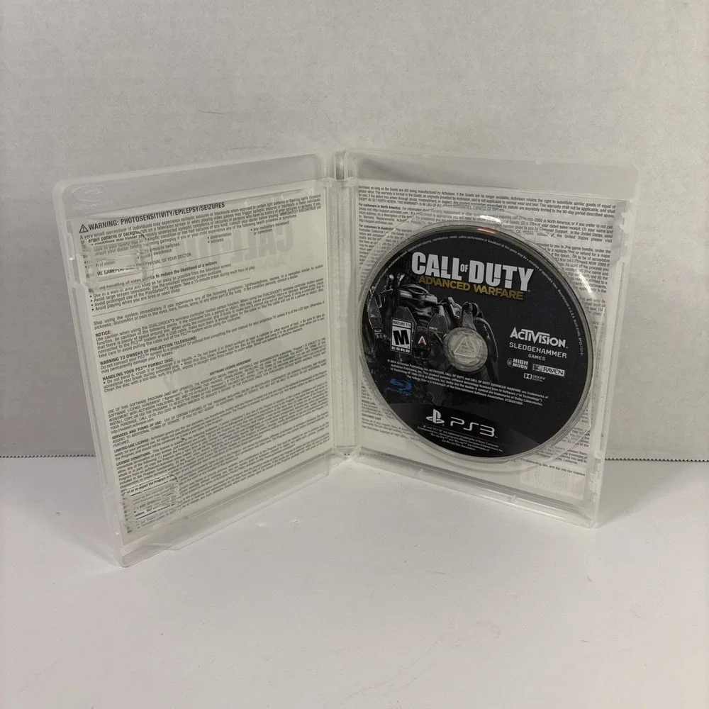 Call of Duty Advanced Warfare PS3 PlayStation 3 2014 No Manual Tested